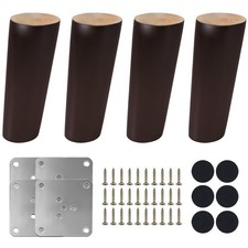 4 Pièces Pied de Meuble Bois
