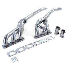 Racing Collecteur/Raccord Coudé Inox Compatible pour 5er BMW E34 520i 24V+525i