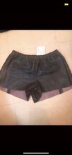 short cuir femme
