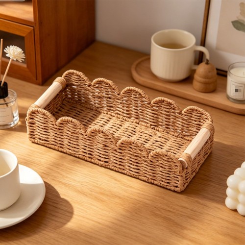 Panier rangement rotin - rangement,