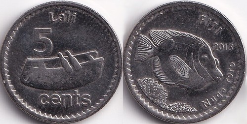 Cents 2013 fidji fiji - 5,