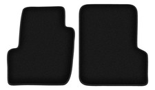 Tapis de sol avant en velours noir pour Jeep Wrangler TJ 1996-2006 