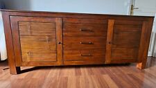 buffet bas en bois exotique