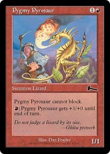 Magic mtg pyrosaure pygmée - mtg,