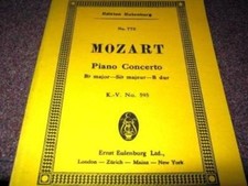 Piano Concerto in B Flat Major