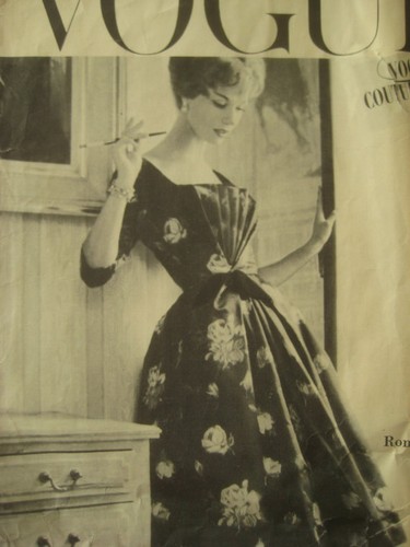 1957 vintage vogue couture - vintage,