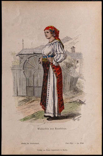 1880ca femme valaque en - 1880ca,