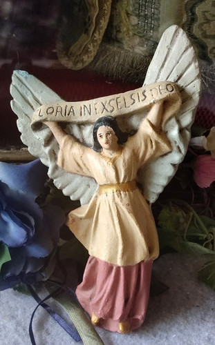 Antique grand ange - ange, creche