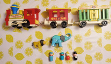 Circus train, Train Du Cirque Fisher Price jouet Vintage des années 70
