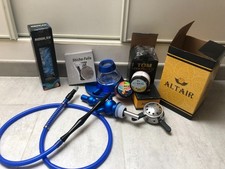 Narguilé déco bleu complet +