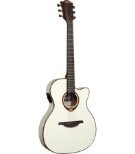 Guitare Folk Electro LAG T118ASCE-IVO Auditorium Cutaway Slim Ivory