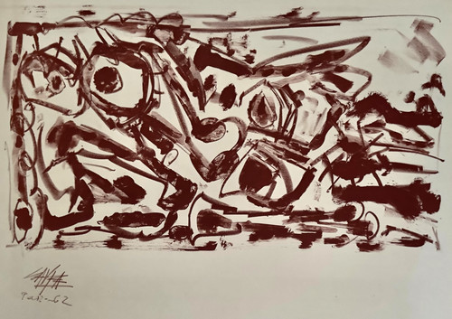 Antonio saura lithographie - antonio,