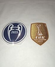 Patch Manchester City badge ligue des champions Du monde 2023 écusson football 