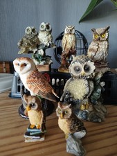 Lot de 7 figurines hiboux et
