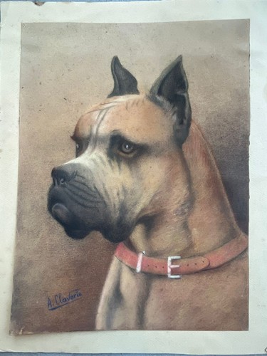 Ancien dessin papier - dessin, signé