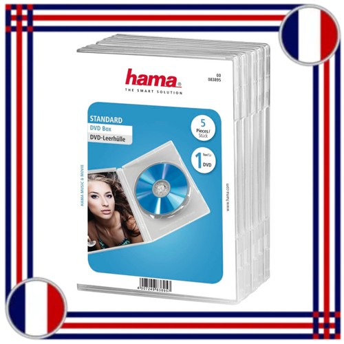 Hama boîtier dvd standard - boîtier,