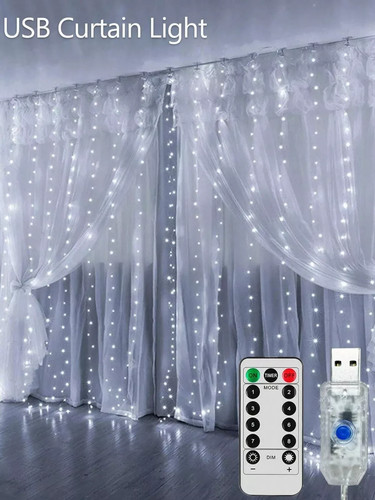 Guirlande lumineuse rideau - guirlande, led