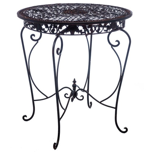 Table jardin fer style - de,