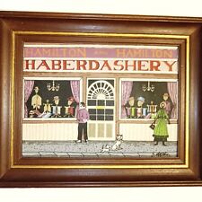 CHARLESTON Original 20th Century Screen Print on Canvas Vintage Deco FRAME