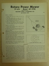 WESTERN TOOL 19" ROTARY POWER