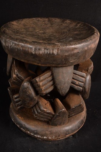 Tabouret bamoun ancien - bamoun,