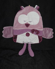 🦉Doudou plat hibou SAUTHON