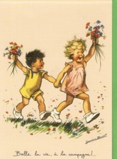 Germaine BOURET carte postale