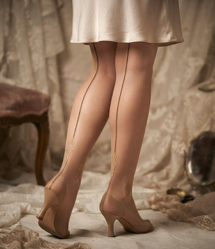 Bas nylon couture vintage