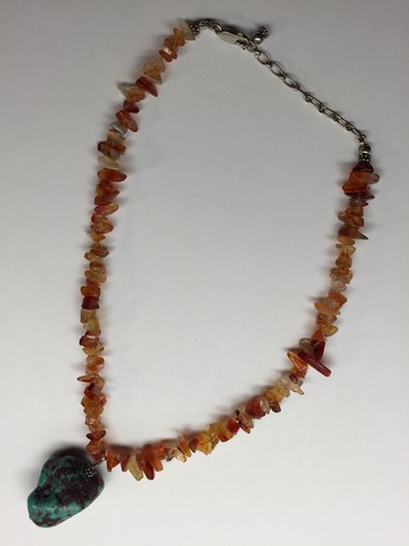 Turquoise necklace 925 silver - turquoise,