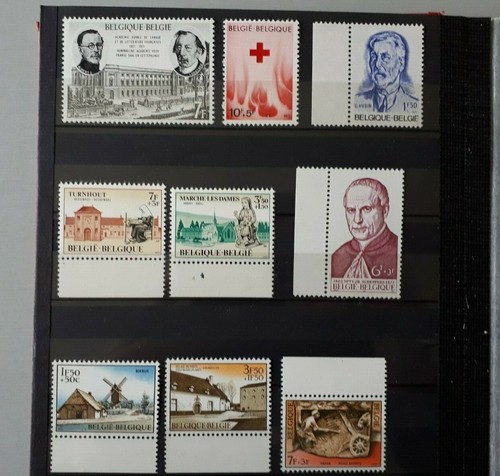 Timbres belgique 1970 1971 - timbres,
