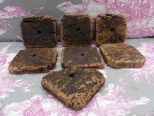 Navy Object 6 Floats Fishing Net Cork Antique 1920, 1 Broken 10X11