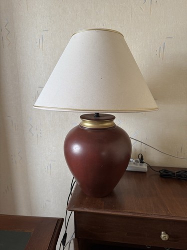 Lampe table bordeaux - lampe,
