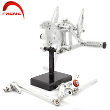 CNC Rearsets Footpegs GP Pedal For MV Agusta F3 675 EAS Brutale 2012-2017 2016