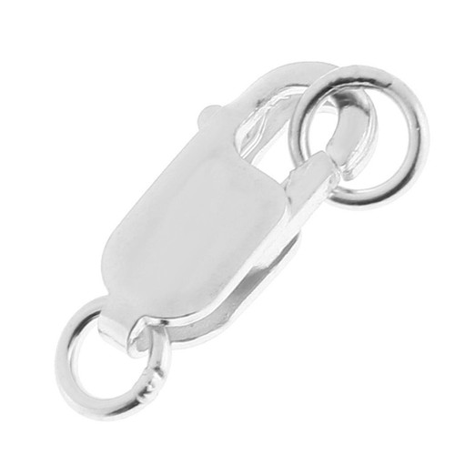 Fermoir mousqueton argent - en,