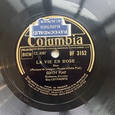 78 RPM - EDITH PIAF - La vie