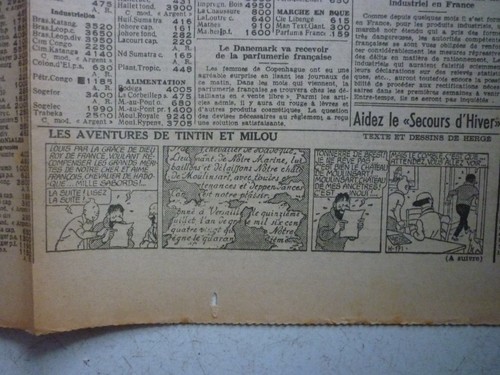 Tintin journal soir num - /,