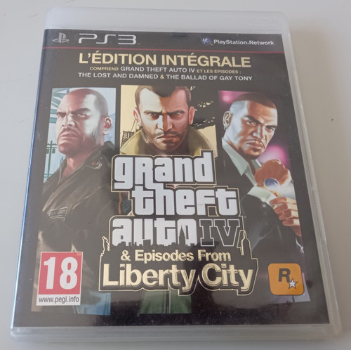 Jeu grand theft auto iv - ps,