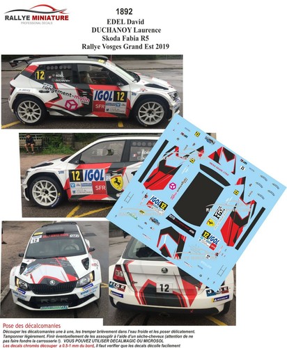 Decals ref 1892 - decals,