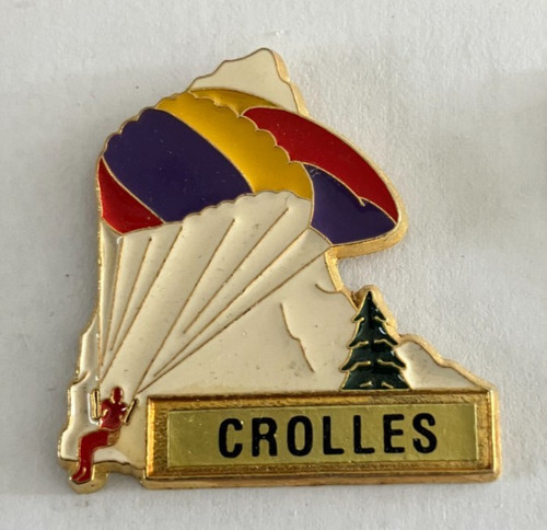 Pin parapente a crolles - -, pin's