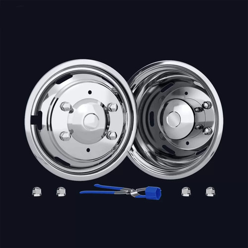 Kit enjoliveurs inox x - 16",