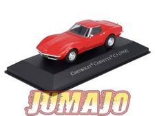 AC404 Voiture 1/43 IXO altaya Voitures américaines : CHEVROLET Corvette C3 1968