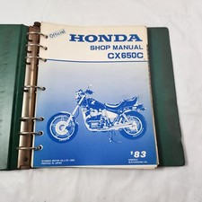 Honda Service Shop Repair Manual Book 1983 CX650C CX650 CX 650 C 61ME800