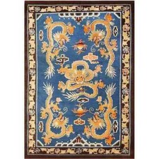 Tapis dragon tibétain