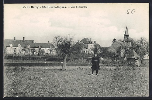 Cpa pierre jars vue - st-pierre-de-jars,,