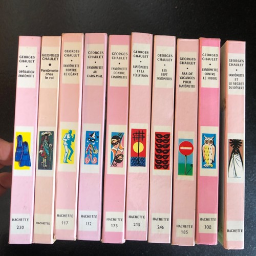 Lot livres fantômette - de, /