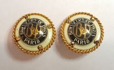 capsule QUART biere "brasseurs de Paris" beer Earrings Clip-On Breweriana