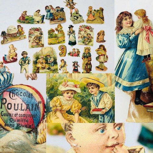 Lot chromos images chocolat - lot,
