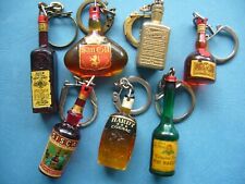 Keychain - Armagnac Cognac Calvados Grand Marnier Rum Cointreau Bottles
