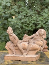 J. Desbords - "Chastity of Saint Joseph" Antics & Monkeys & Terracotta