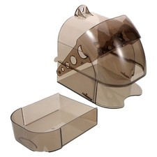 pour cage à perruches – Douche suspendue en plastique avec tiroir